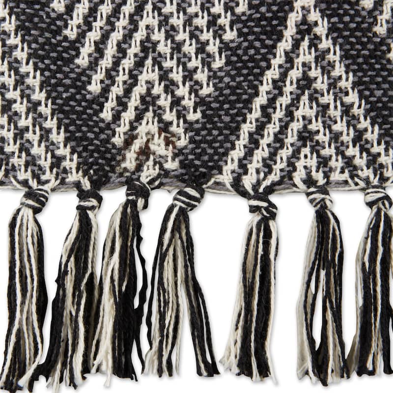 DII Natural Tone Multi Diamond Throw