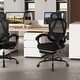 preview thumbnail 6 of 4, Mesh Office Chair Ergonomic Desk Chair with Retractable Footrest