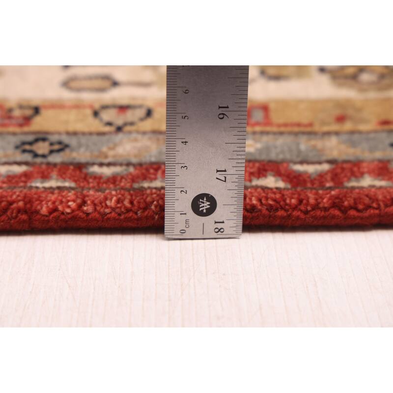 ECARPETGALLERY Hand-knotted Jules Sultane Dark Red Wool Rug - 7'11 x 10'11