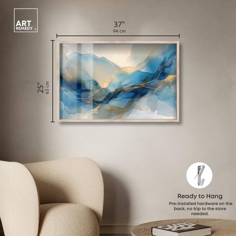 Postmodern Flow II Shadowbox by Art Remedy
