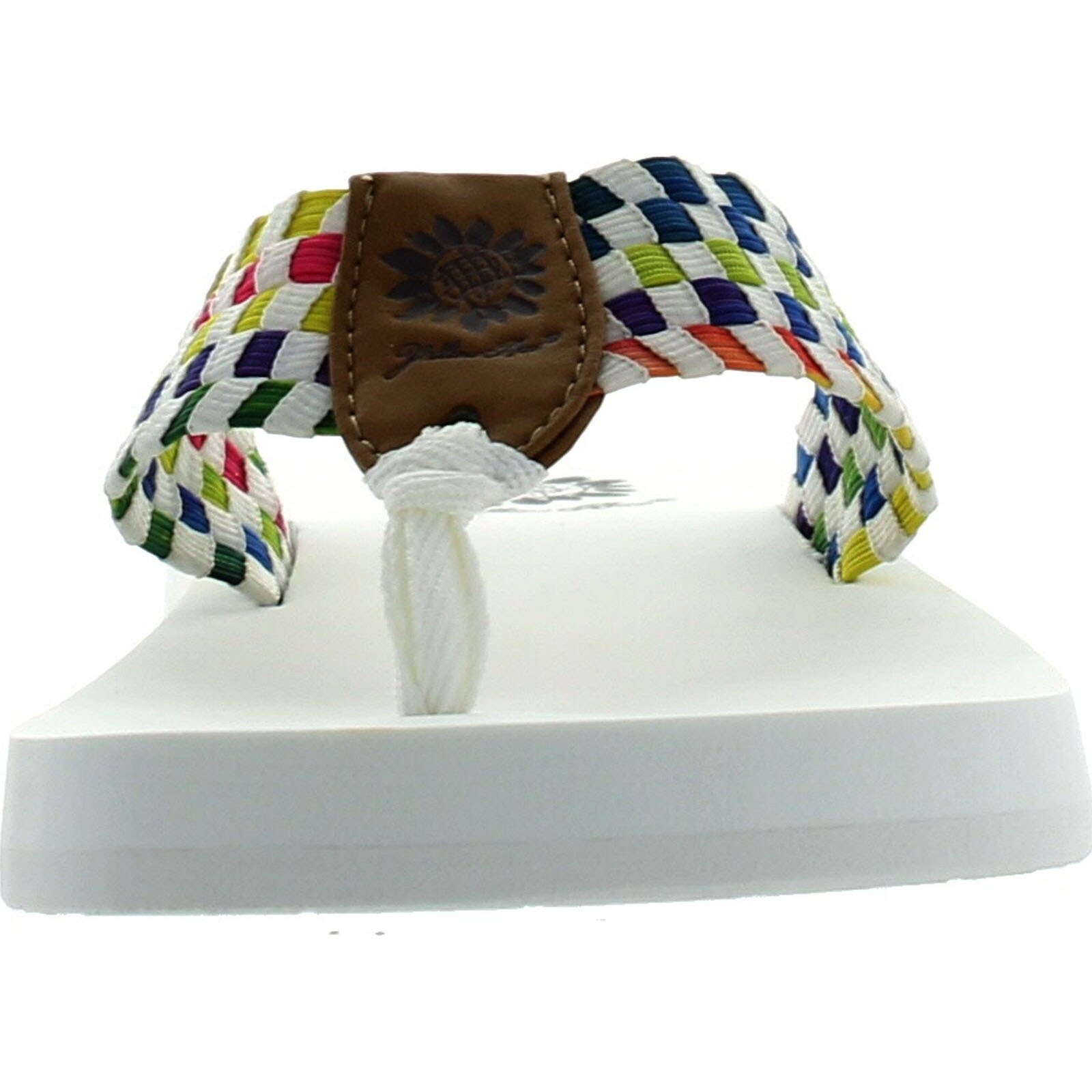 yellow box elephant flip flops