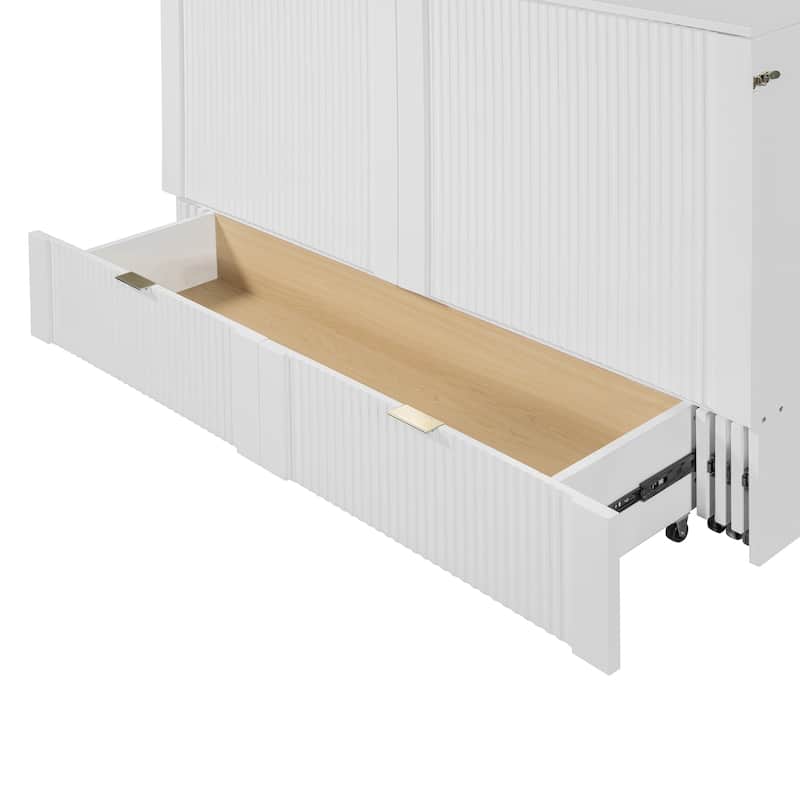 Queen Size Murphy Bed with a set of Sockets and USB Ports