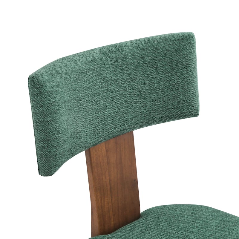 With Curved Backrest (2/4/6-Piece Set) Upholstered Dining Chairs - 19.1"D x 19.4"W x 33.6"H