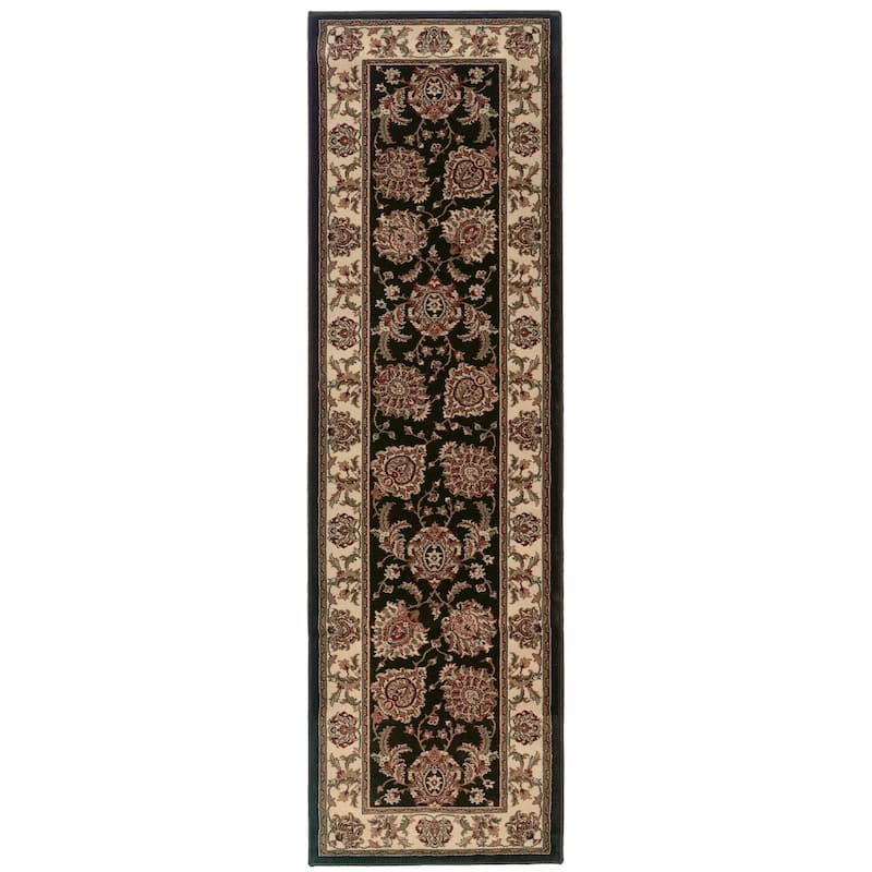 HomeRoots Oriental Traditional Runner Area Rug