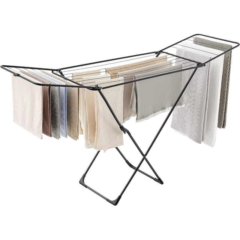 Foldable Metal Drying Rack - Space-Saving Design