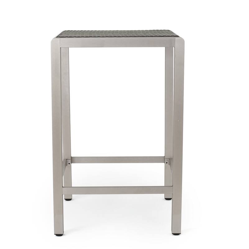 Cape Coral Outdoor 5-piece Aluminum Square Bar Set by Christopher Knight Home