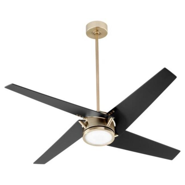 Quorum International Axis 54" 4 Blade LED Ceiling Fan with Wall