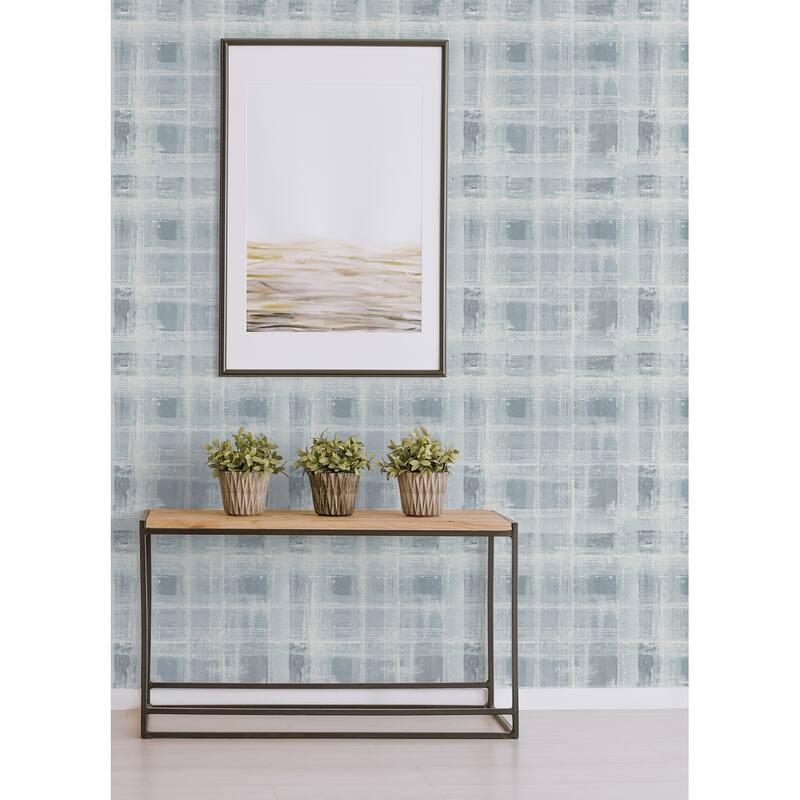 Scott Living Stuart Blue Peel and Stick Wallpaper