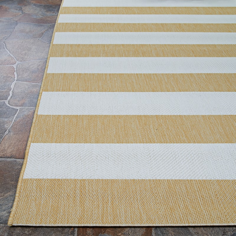 Dream Decor Rugs Hampton Striped Indoor Outdoor Area Rug