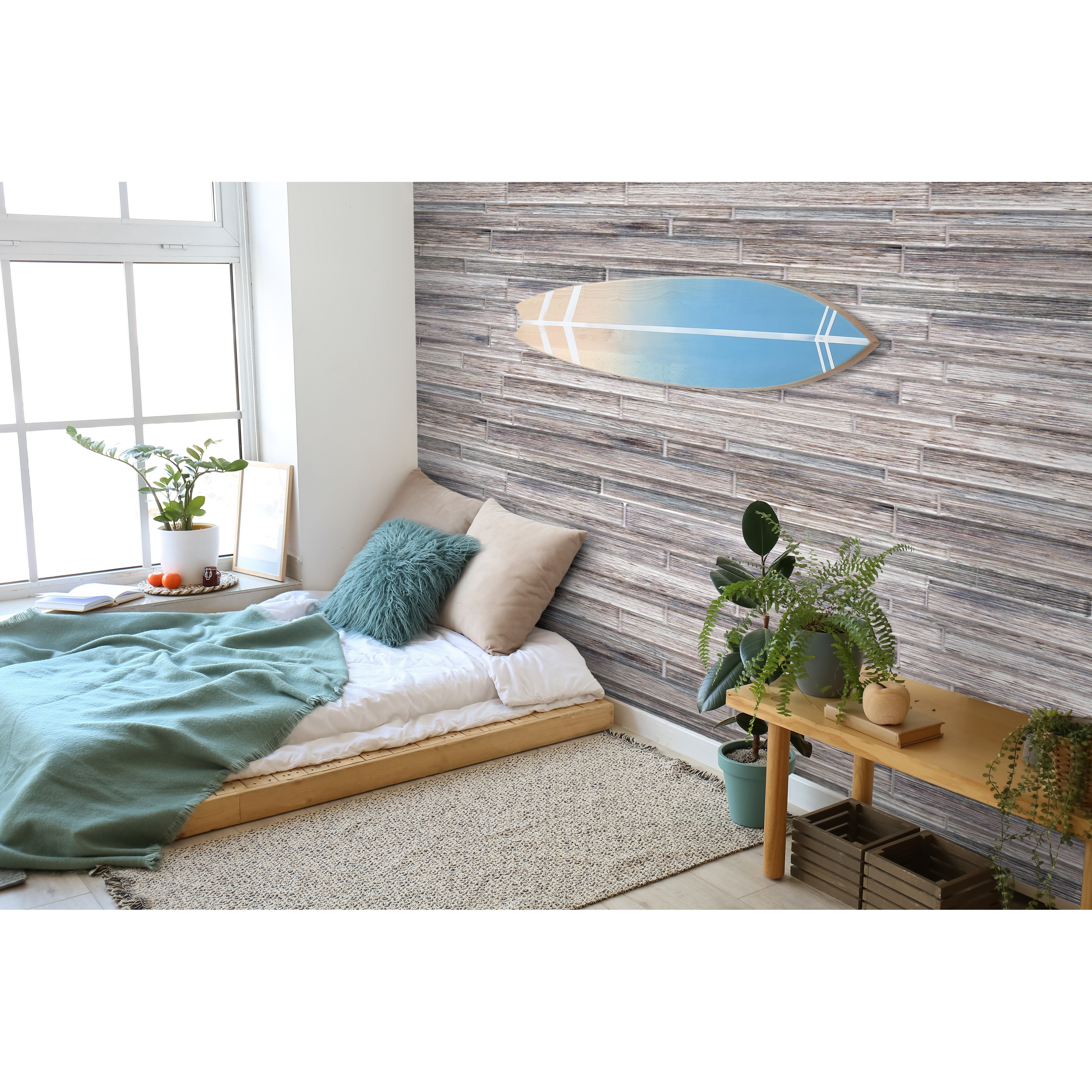 Woodland 1x3 Ash Glass Mosaic Tile - Wall & Backsplash