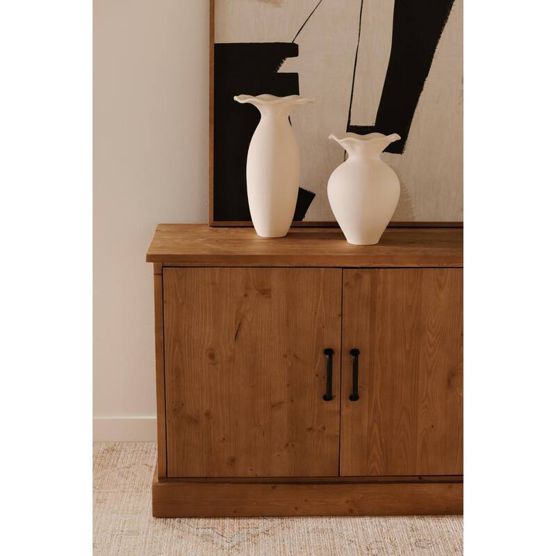 NADAAL STUDIOS Arvid, Solid Wooden Sideboard, Honey Pine