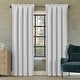 preview thumbnail 101 of 122, Sun Zero Oslo Theater Grade Extreme Total Blackout Rod Pocket 1-Piece Curtain Panel, Single Panel 52" x 63" - White
