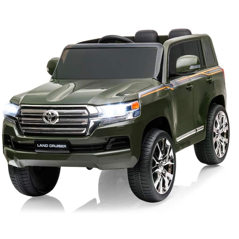 Children's Electric Ride-On Car, with Parental Remote Control - Green