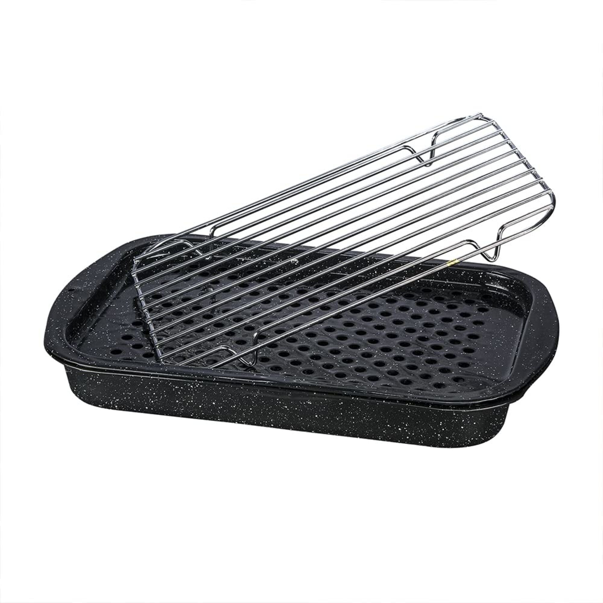 Granite Ware 3-Piece Set, Bake, Broiler Pan & Grill - Thumbnail 4