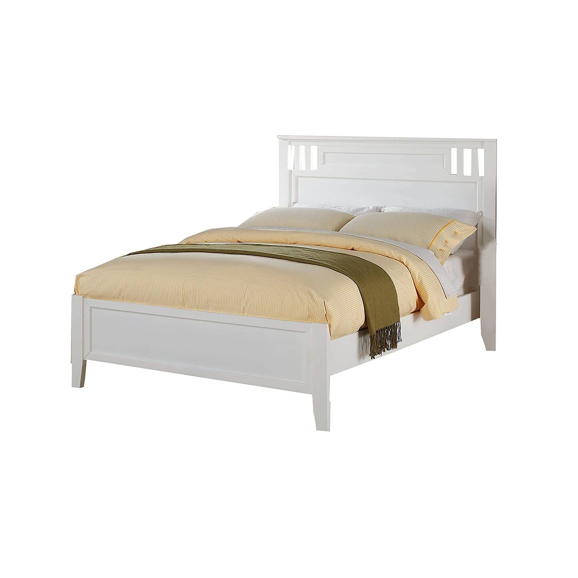 Simple Modern Bed Bedroom Furniture Unique Design HB 1pc Bedframe Veneer