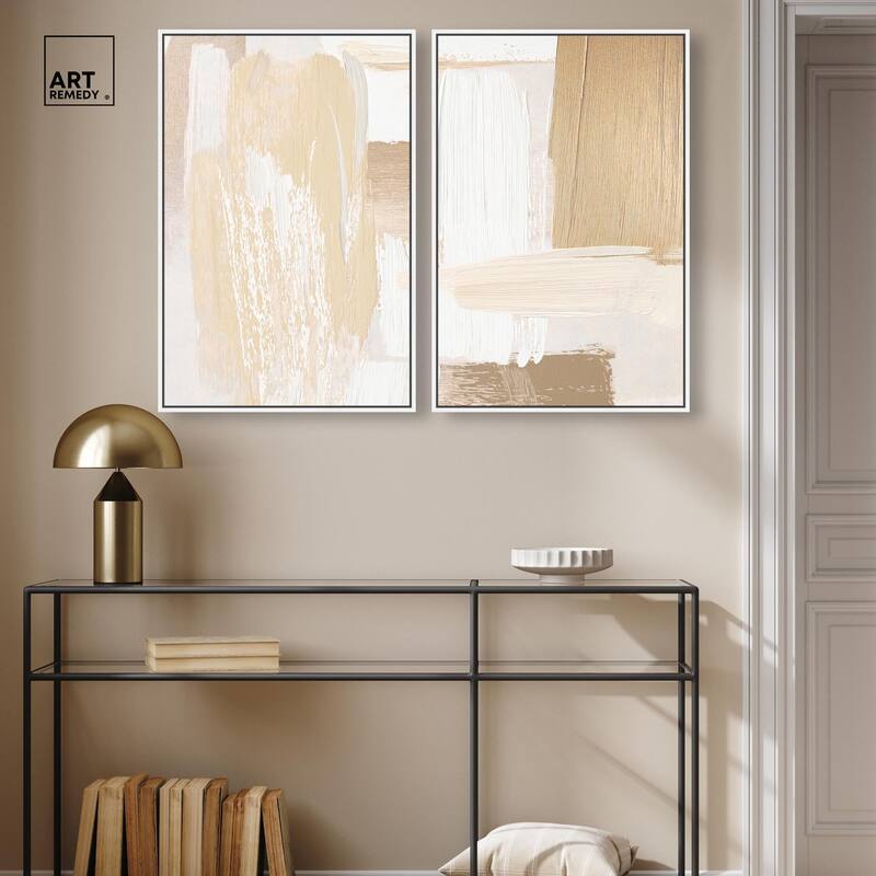 Tactile Textures II Canvas Set of 2 by Art Remedy
