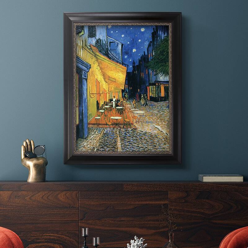 Cafe Terrace  Premium Framed Canvas- Ready to Hang
