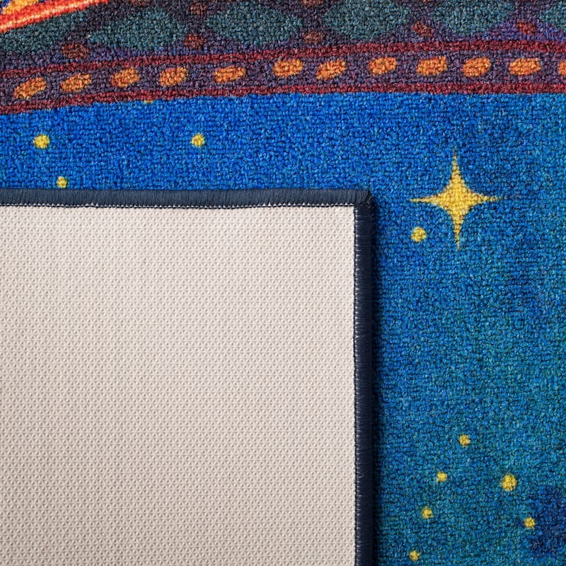 SAFAVIEH Machine Washable Slip Resistant Collection Inspired By Disney's Live Action Film Aladdin- Aladdin and Jasmine Rug
