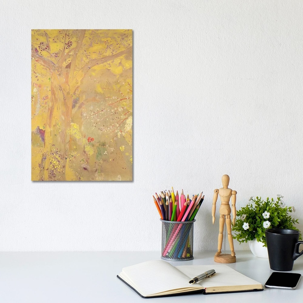 iCanvas "Yellow Tree " by Odilon Redon Canvas Print