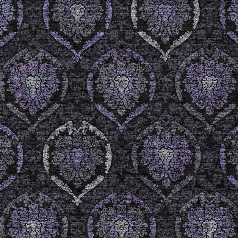 HomeRoots Medallion Transitional Rectangle Outdoor Rug