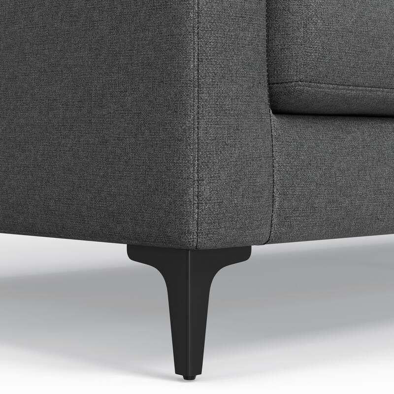 WYNDENHALL Lana 76-inch Sofa and Ottoman Set in Tightly Woven Performance Fabric
