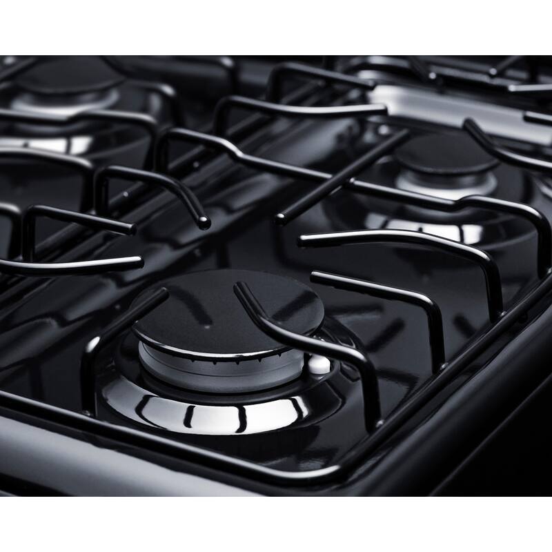 Summit RG201 20" Wide 4 Burner Natural Gas Rangetop with Broiler