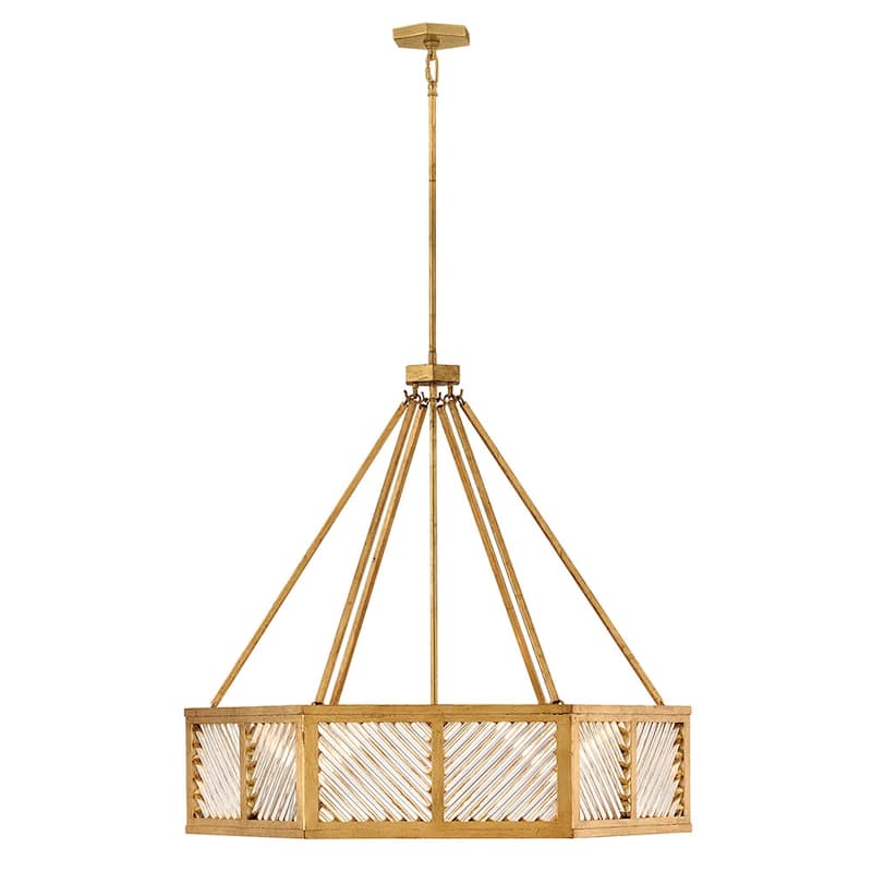 Hinkley Lighting 47466 Sura 6 Light 35" Wide Drum Chandelier
