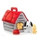 preview thumbnail 2 of 3, Lambs & Ivy Classic Snoopy Interactive Plush Doghouse with 5 Stuffed Animal Toys