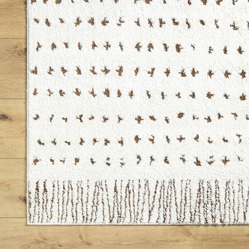 Livabliss Freud Morroccan Dots Area Rug