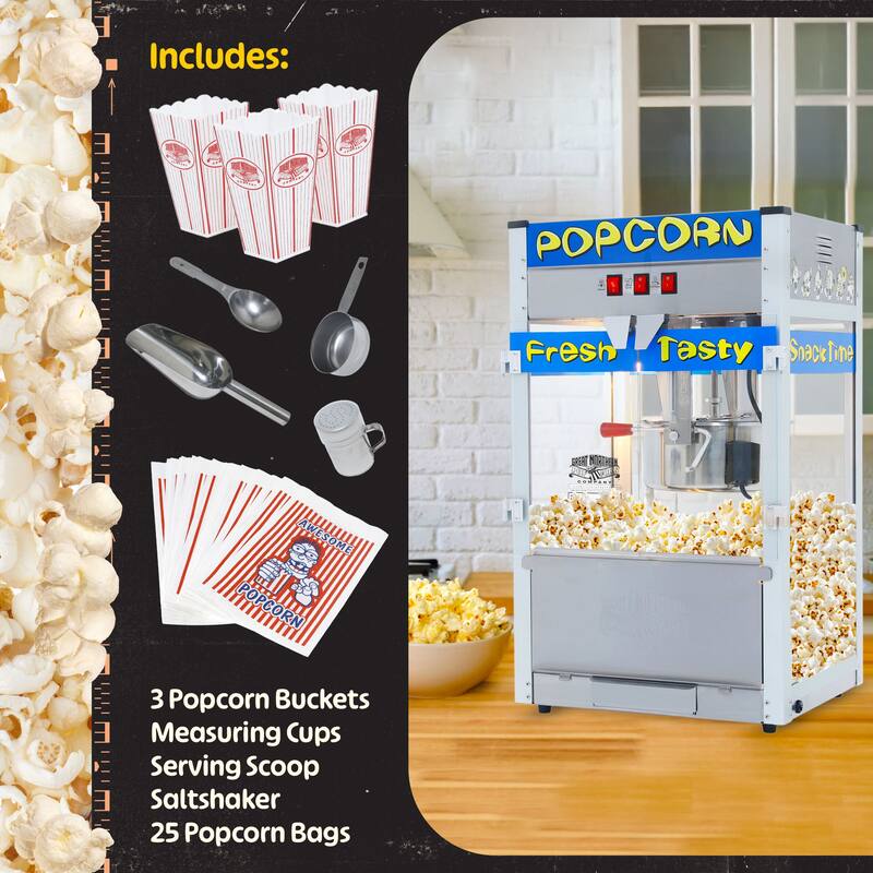 Great Northern Pop Heaven Commercial Quality Popcorn Machine, 12oz - 12 oz - 12 oz