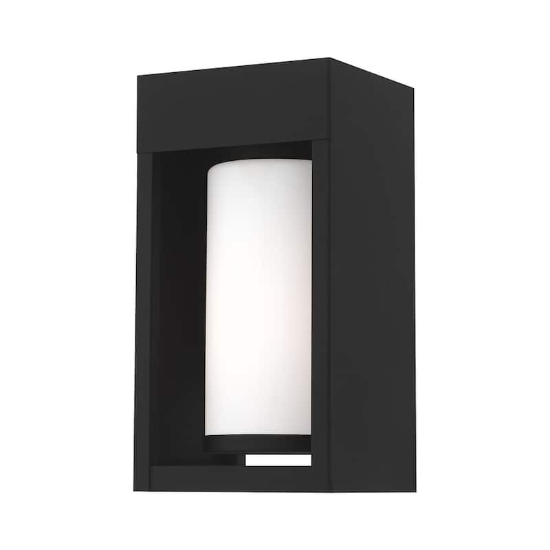 Livex Lighting Bleecker Single Light 9" Tall Outdoor Wall Sconce