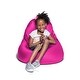 preview thumbnail 8 of 41, Jaxx Nimbus Spandex Bean Bag Chair for Kids Pink