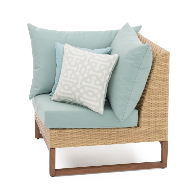 Mili 6 Piece Sunbrella Outdoor Patio Sectional and Table