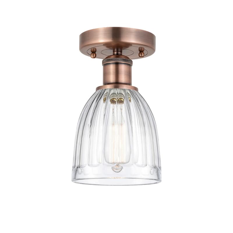 Innovations Lighting Brookfield - 1 Light 6" Semi-Flush Mount