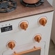 preview thumbnail 9 of 16, Teamson Kids Wooden Pretend Play Kitchen with Sink, Oven, Modular Fridge, and 14 Pcs Accessories for Age 3-5 Toddlers