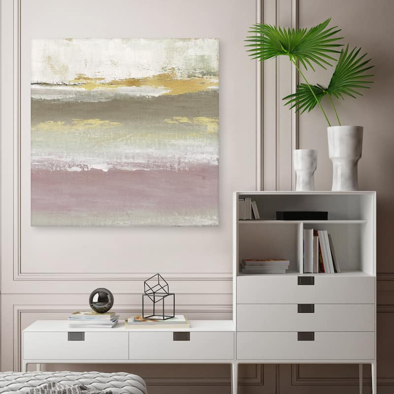 Blush Solace by Janet Tava Canvas Art Print