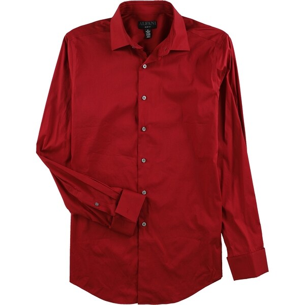 alfani men's dress shirts slim fit