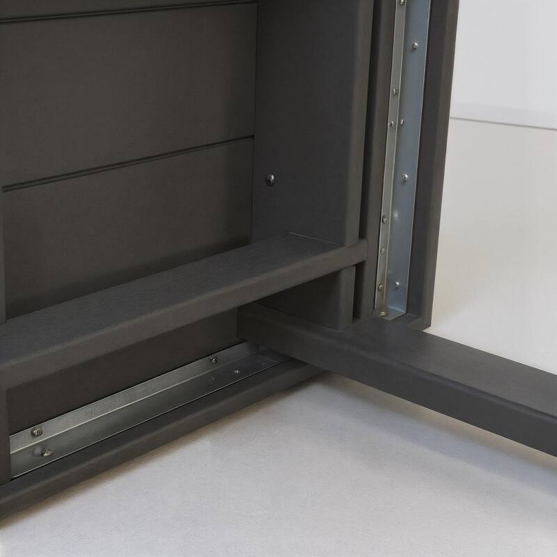 67" HDPE Outdoor Dining & Meeting Table, Weather-Resistant, Seats 6, Space-Saving Chair Slide-In