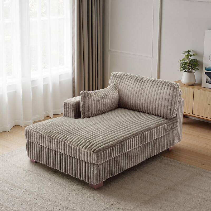 DREAMSIDEA Modern Oversized Chaise Lounge Sofa for Living Room