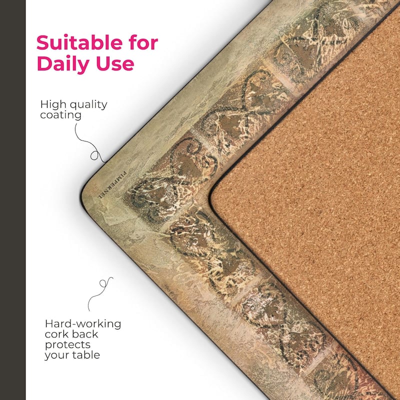 Pimpernel Set of 4 Tuscan Palette Collection Placemats - 15.7 inches x 11.7 each