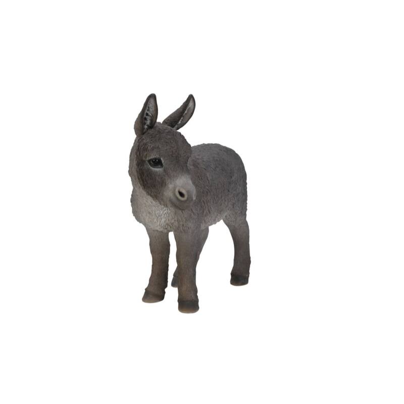 20.5" Donkey Looking left Outdoor Garden Statue