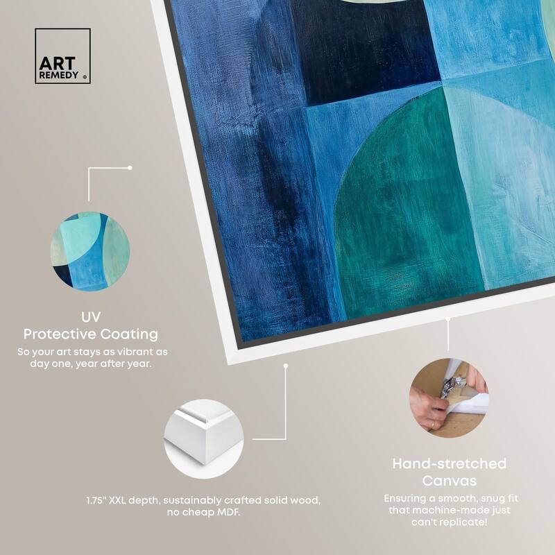 Color Blocks II Canvas by Art Remedy