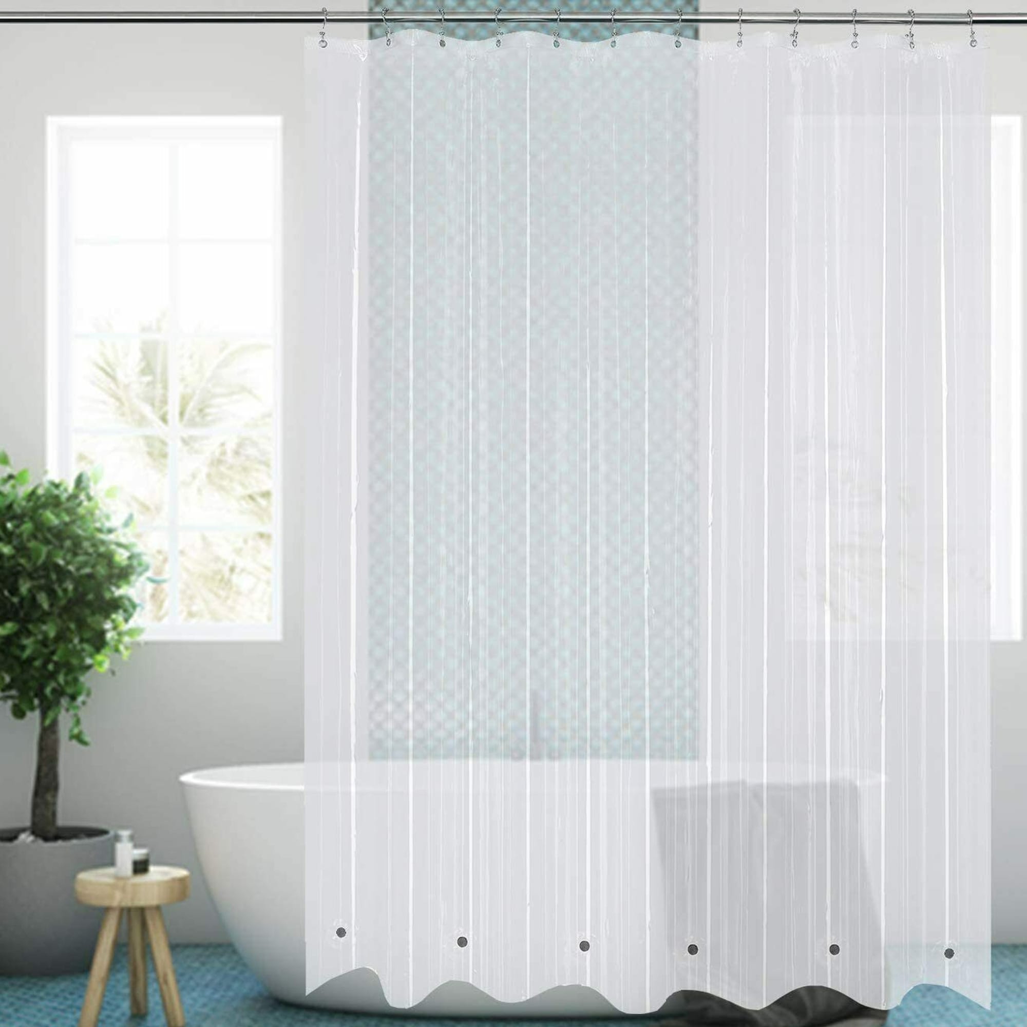 2 NEW HEAVY DUTY BATHROOM SHOWER CURTAIN 70"x72" VINYL LINER FREE SHIPPING!! 