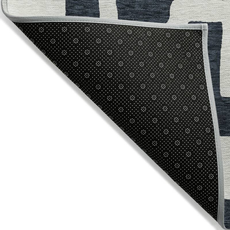 HomeRoots Abstract Transitional Rectangle Outdoor Rug