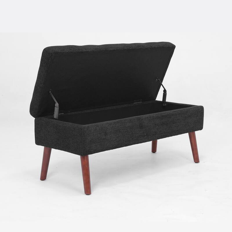 Storage Bench with Storage Bench for Bedroom End of Bed Bench Foot of Bed Bench Storage Ottoman Bench 43.3" W x 17.7"