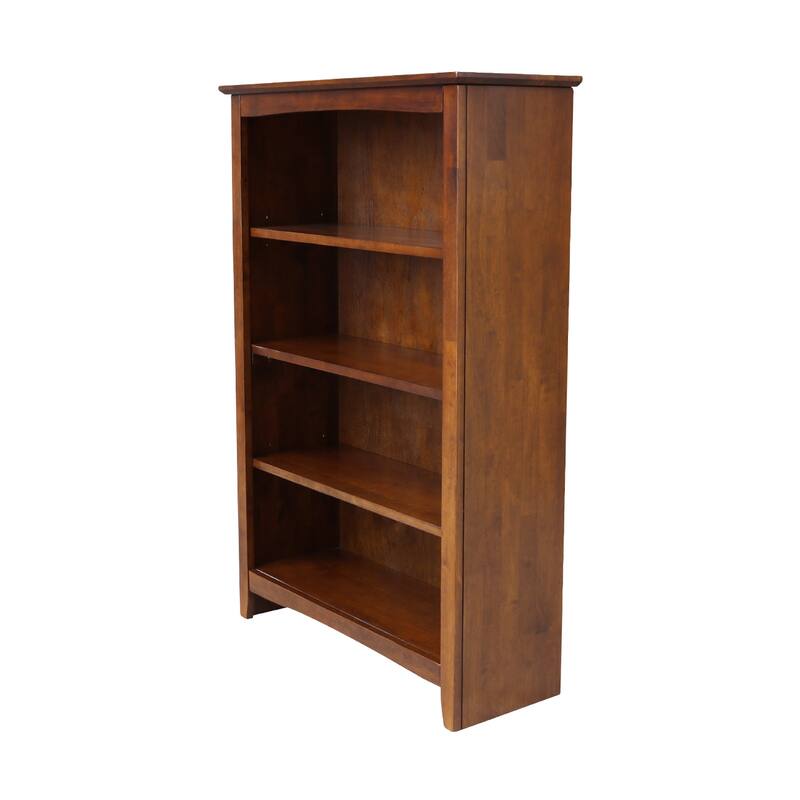 International Concepts Solid Wood Shaker Bookcase