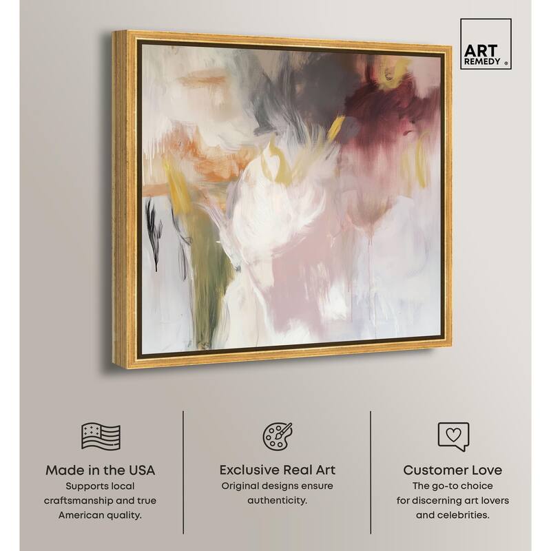 Painterly Energy Canvas by Art Remedy