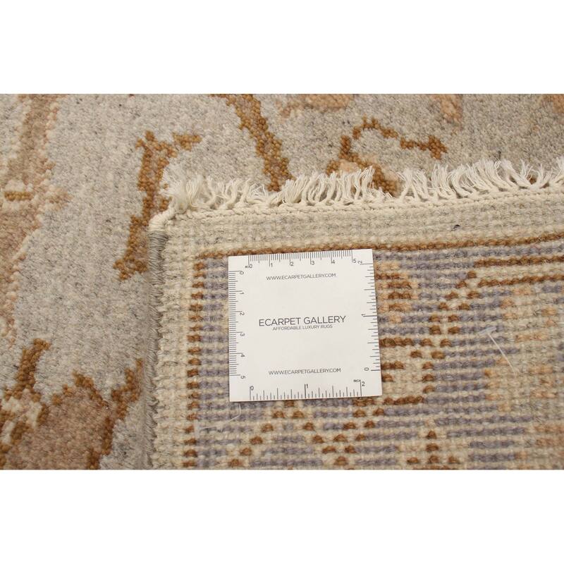 ECARPETGALLERY Hand-knotted Royal Oushak Light Grey Wool Rug - 3'1 x 5'1