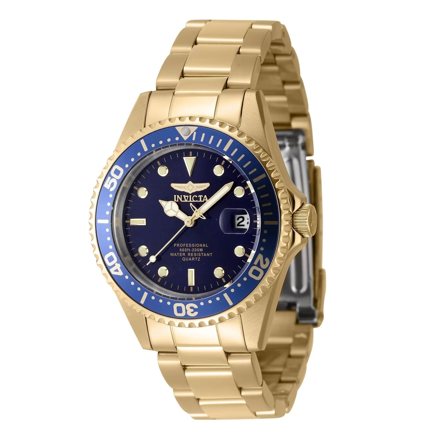 Invicta Men's 49423 Pro Diver Quartz VD78 Green Dial Watch