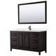 Option Dark Espresso, Black Trim, White Quartz Top